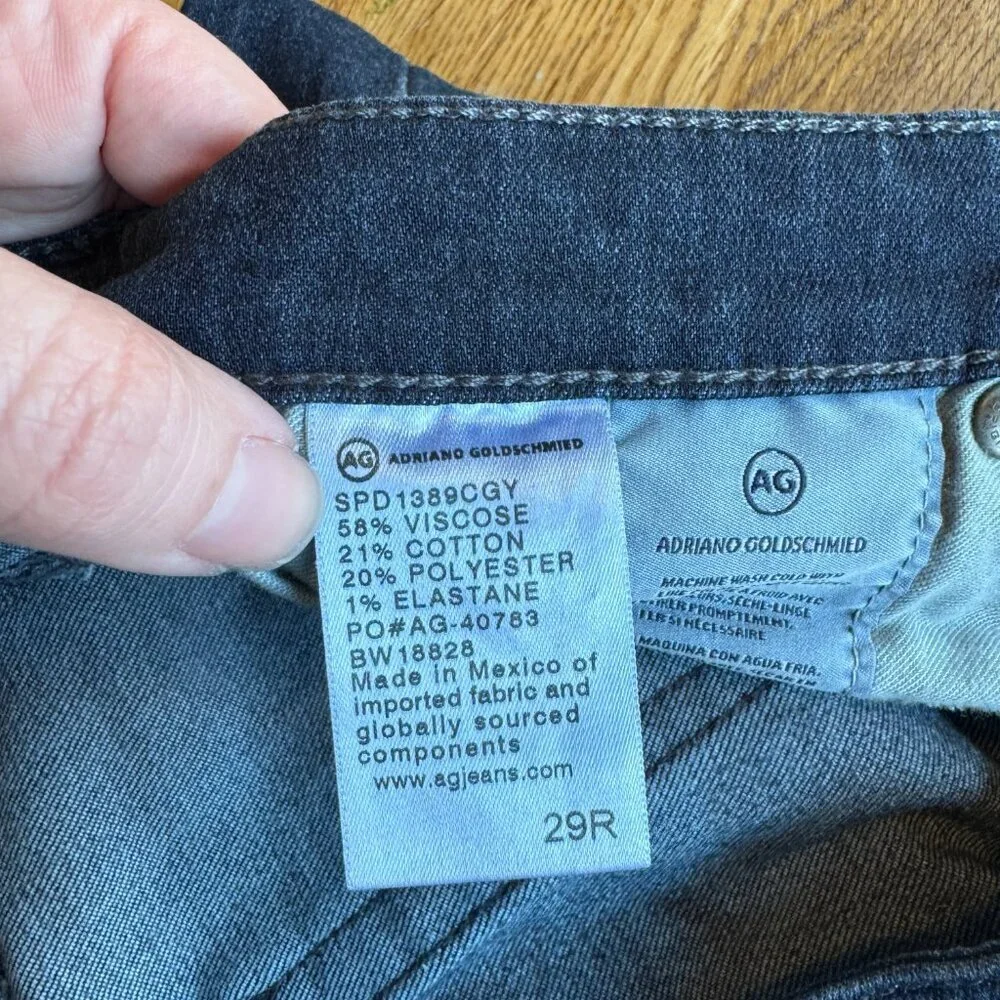 Adriano Goldschmied The Legging Ankle Jeans Dark Wash Size 29 Regular